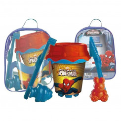 Set of beach toys Spiderman (7 pcs) Multicolored