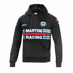 Sparco MARTINI RACING Men's Hooded Sweatshirt Black Size XL