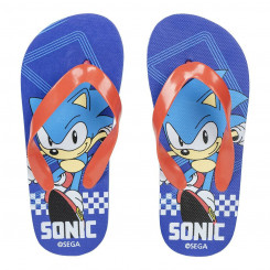 Children's flip flops Sonic Blue