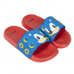 Children's Flip Flops Sonic Blue Red
