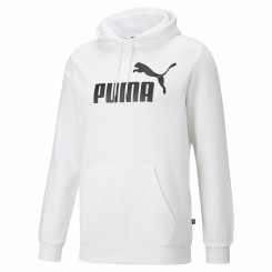 Мужская толстовка с большим логотипом Puma Ess белая