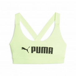 Спортивный бюстгальтер Puma Mid Impact Fit Lime Green Yellow