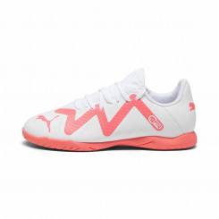 Children's soccer shoes Puma Future Play It White Pink