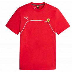 Красная мужская футболка с коротким рукавом Puma Ferrari Race