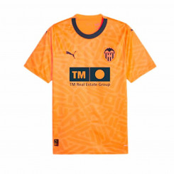Мужская футбольная футболка с коротким рукавом Puma Valencia CF 3rd Kit 23/24 Оранжевая