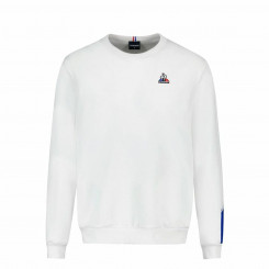 Sweatshirt without hood, men's and women's Le coq sportif Tri Crew N°1 New Optical White
