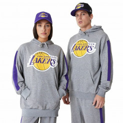 Мужская и женская толстовка с капюшоном New Era LA Lakers NBA Color Block Hall