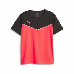 Children's Short Sleeve T-Shirt Puma Individualrise Black