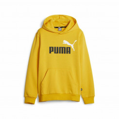 Children's Sweatshirt Puma Ess+ 2 Col Big Logo Yellow