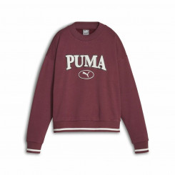 Sweatshirt Without Hood Women's Puma Squad Crew Fl Dark Red