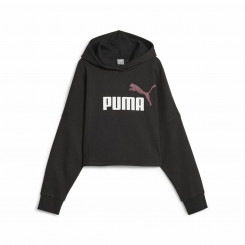 Children's Sweatshirt Puma Ess Logo Croppedo Black