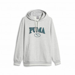 Sweatshirt with hood, men's Puma Squad Fl Light gray