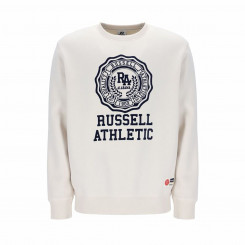 Sweatshirt Without Hood, Men's Russell Athletic Ath Rose White