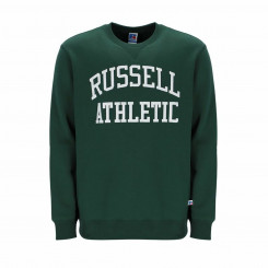 Мужской зеленый свитшот без капюшона Russell Athletic Iconic