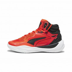 Puma Playmaker Pro Mid Red Adult Basketball Shoes