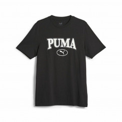 Мужская черная футболка с коротким рукавом Puma Squad