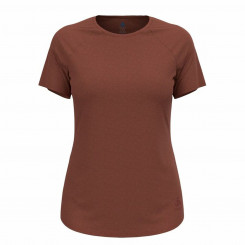 Lühikeste varrukatega T-särk, naiste Odlo Essential 365 Pruun
