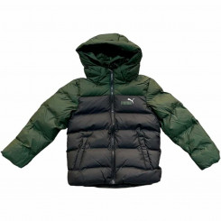 Детская спортивная куртка Puma Colorblock Poly Black/Green