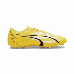 Adult Soccer Boots Puma Ultra Play MG Yellow
