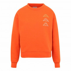 Sweatshirt without hood, men's and women's Kappa Kifoli Dark orange
