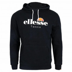 Sweatshirt with hood, men's Ellesse Pallonetto Black