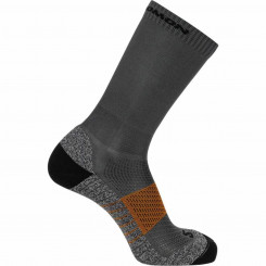 Sports socks Salomon Aero Ebony Black/Grey