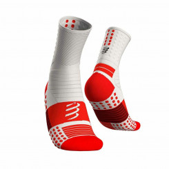 Sports socks Compressport Pro Marathon White