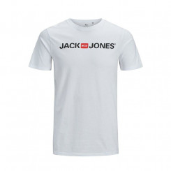 Lühikeste varrukatega T-särk, meeste JJECORP LOGO TEE SS O-NECK NOSS  Jack & Jones  12137126  Valge