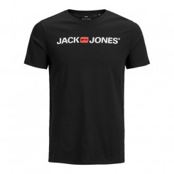 Men's Short Sleeve T-Shirt JJECORP LOGO TEE SS Jack & Jones 12137126 Black