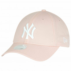 Женская кепка New Era League Essential 9Forty New York Yankees розовая