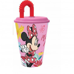 Minnie Mouse Spring Look Glass with straw 430 ml