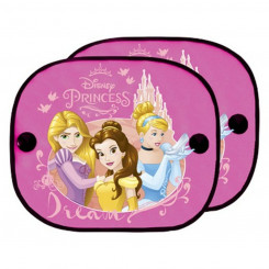 Külgakna päikesevari Princesses Disney PRIN101 Roosa 2 Tükid, osad