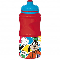 Water bottle Mickey Mouse CZ11345 Sports 380 ml Red Plastic