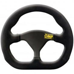 Racing steering wheel OMP Formula Quadro Suede Black 25 x 23 cm