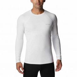 Мужская эластичная белая рубашка с длинными рукавами средней плотности Columbia Columbia