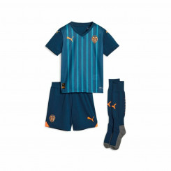 Children's Short Sleeve Soccer Shirt Puma Valencia CF Away Blue 1-2 years
