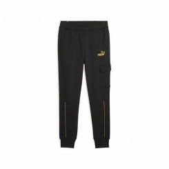 Спортивные брюки для взрослых Puma Ess+ Minimal Gold Black Men