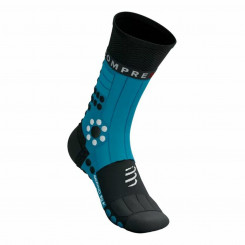 Sports socks Compressport Pro Racing Black/Blue Black