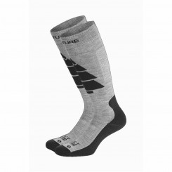 Sports socks Picture Wooling Black/Grey Dark gray
