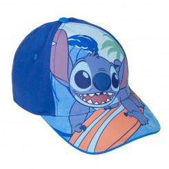 Детская шапка Stitch Blue (53 см)