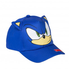 Children's beanie with ears Sonic Blue