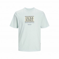 Jack & Jones Lafayette Box Men's Short Sleeve T-Shirt Light Blue