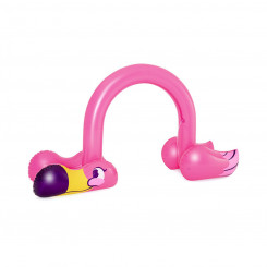 Toy with sprinkler and spray Bestway Pink flamingo 340 x 110 x 193 cm Plastic mass