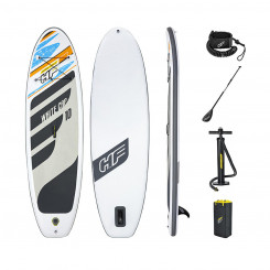 Inflatable Paddle Surfboard With Accessories Bestway Hydro-Force White 305 x 84 x 12 cm