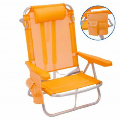 Beach chair Juinsa Orange Multi-position 61 x 47 x 80 cm
