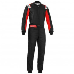 Children's racing suit Sparco Rookie Black Red 120