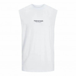 Men's Sleeveless T-Shirt Jack & Jones Jovesterbro White