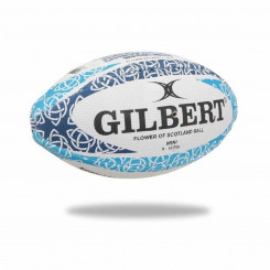 Мяч для регби Gilbert Mini Scotland Цветок Белый