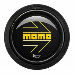 Horn button for steering wheel Momo MOMHOARW10BLKYER Must 10 Ühikut