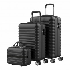 Suitcase set Numada Upfly Black (3 Pieces, parts)